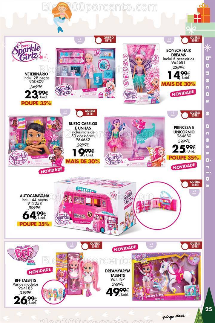 Antevisão Folheto PINGO DOCE Brinquedos Promoções de 14 novembro a 24 dezembro