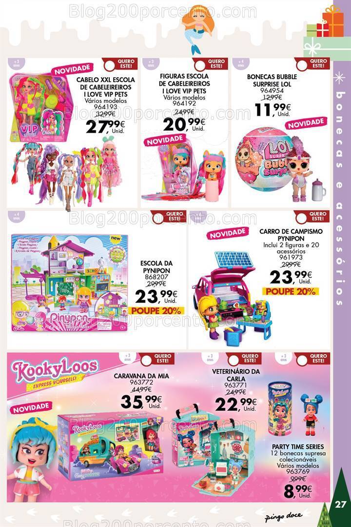 Antevisão Folheto PINGO DOCE Brinquedos Promoções de 14 novembro a 24 dezembro
