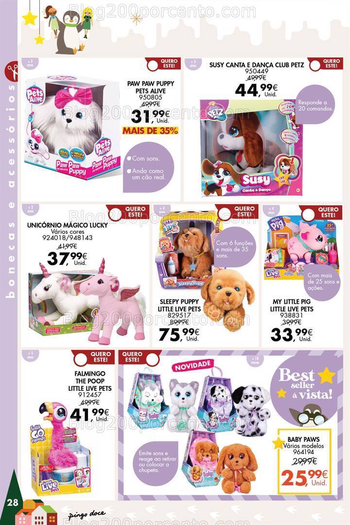 Antevisão Folheto PINGO DOCE Brinquedos Promoções de 14 novembro a 24 dezembro