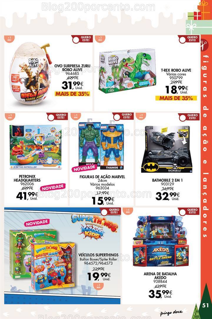 Antevisão Folheto PINGO DOCE Brinquedos Promoções de 14 novembro a 24 dezembro