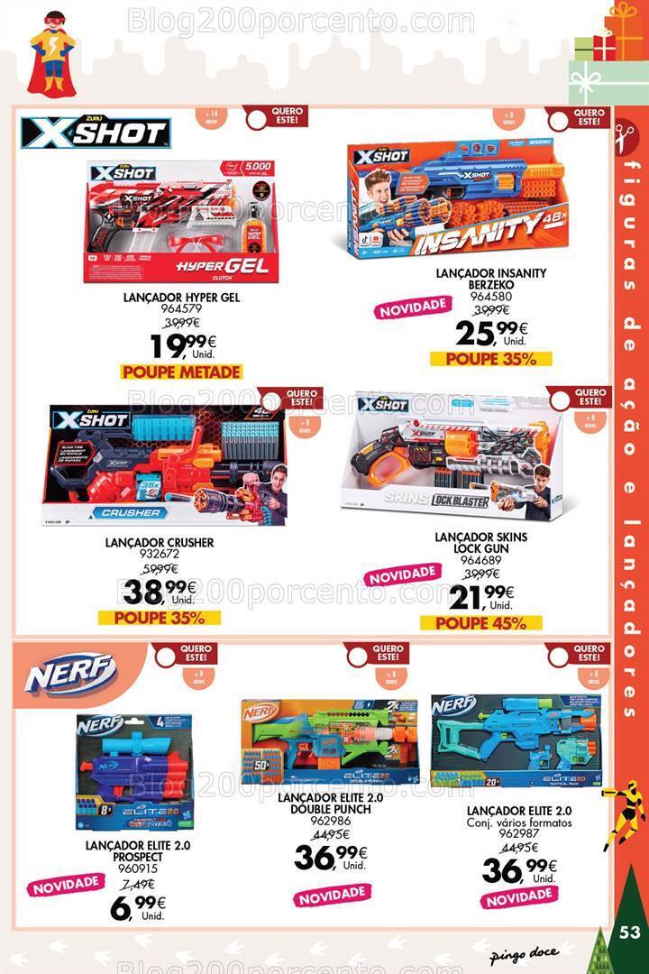 Antevisão Folheto PINGO DOCE Brinquedos Promoções de 14 novembro a 24 dezembro