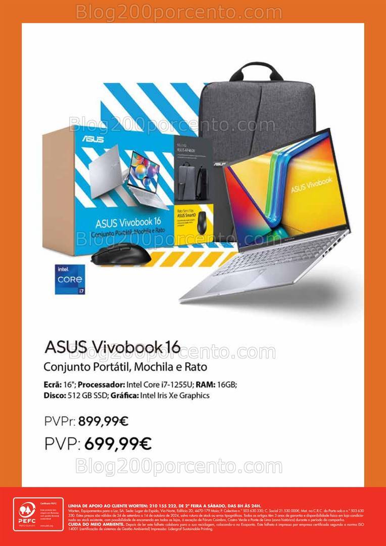 Antevisão Folheto WORTEN Regresso às Aulas Promoções até 14 outubro