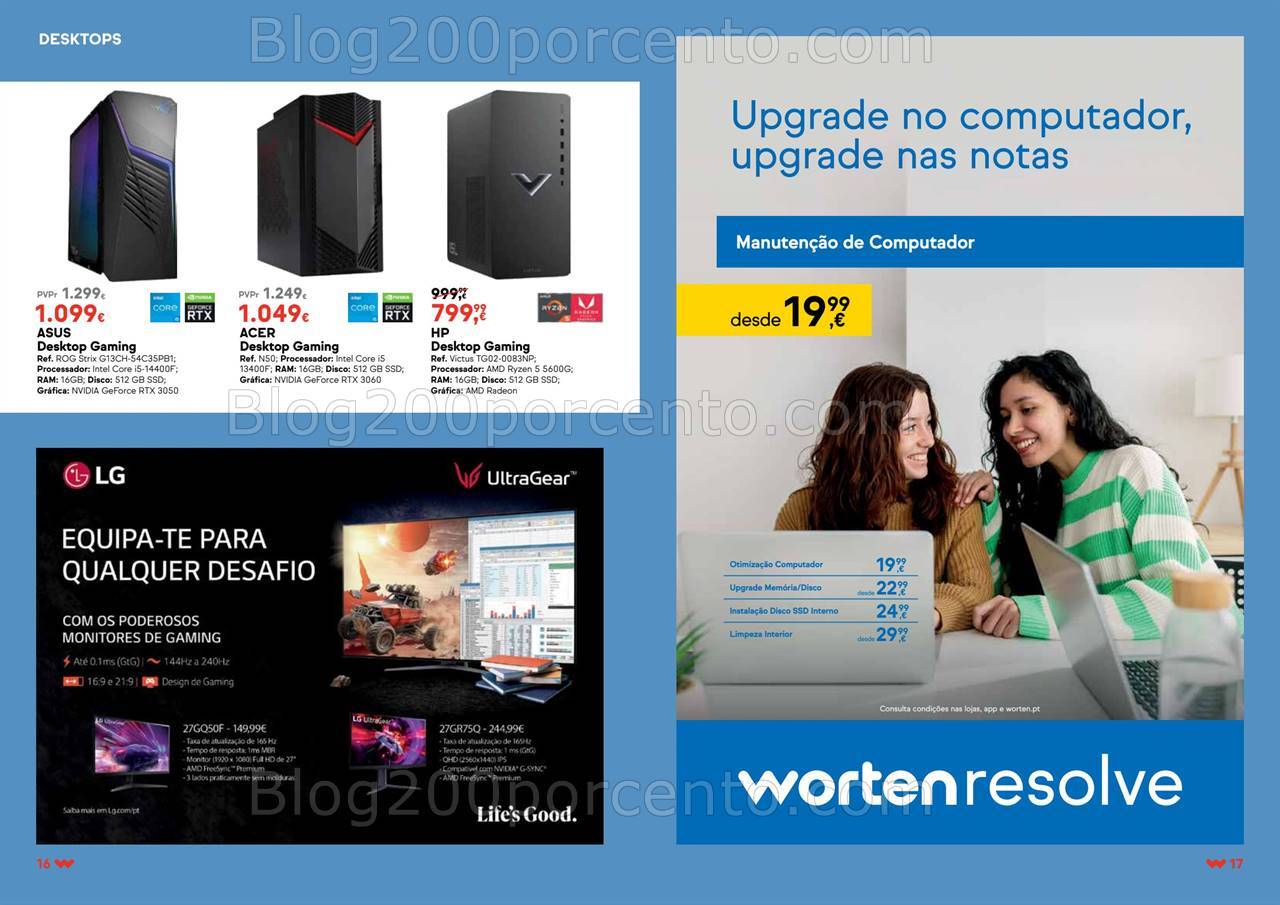 Antevisão Folheto WORTEN Regresso às Aulas Promoções até 14 outubro