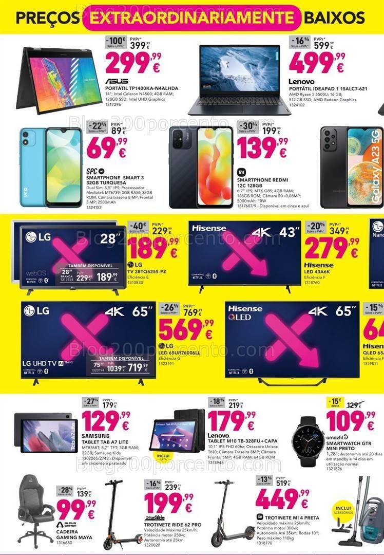 Antevisão Folheto RADIO POPULAR Semana Extra Promoções de 2 a 9 janeiro