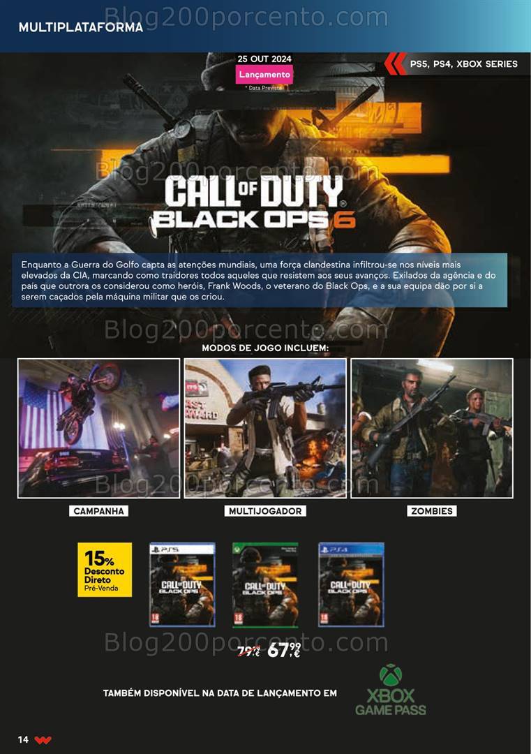 Antevisão Folheto WORTEN Game Ring Promoções até 31 dezembro