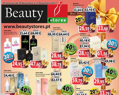 Novo Folheto / Catalogo | BEAUTY STORES | Natal 2013