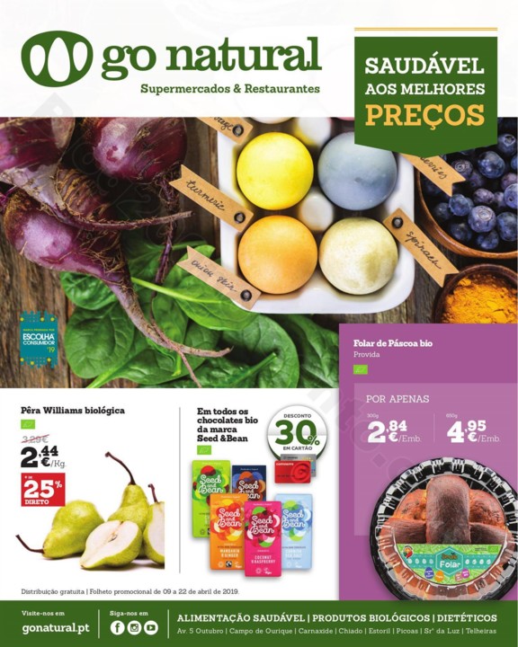 Antevisão Folheto GO NATURAL Promoções de 9 a 2