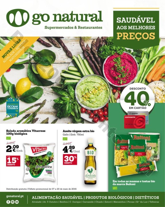 Antevisão Folheto GO NATURAL Promoções de 7 a 2