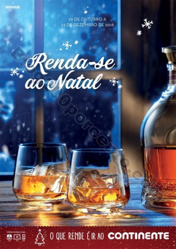 Antevisão Folheto CONTINENTE Natal bebidas Promo