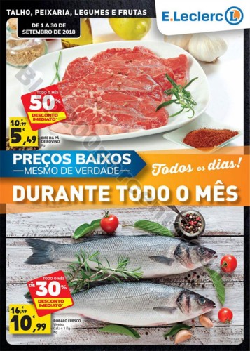 Antevisão folheto E-LECLERC Frescos promoções d
