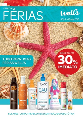 Antevisão Folheto WELLS Promoções de 30 julho a