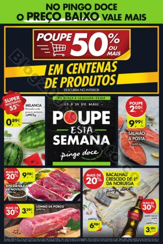 Antevisão Folheto PINGO DOCE Promoções de 8 a 1