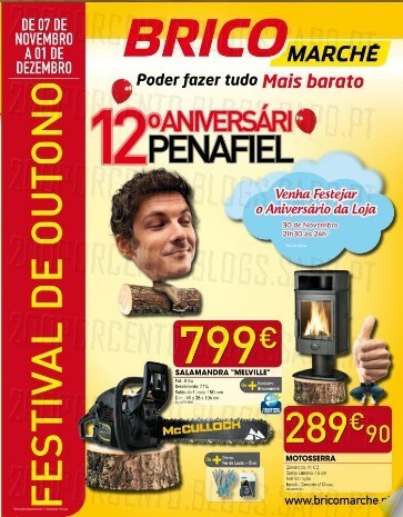 Novo Folheto | BRICOMARCHÉ | Penafiel especial Aniversário, de 7 novembro a 1 dezembro