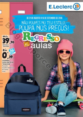 Antevisão Folheto E-LECLERC Regresso às aulas  p