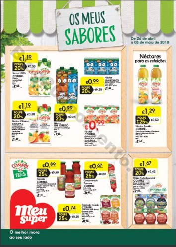 Antevisão Folheto MEU SUPER Extra promoções de 