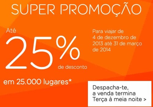 25% de desconto | EASYJET | em 25000 lugares