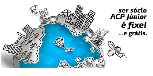 Sócio ACP Júnior é Grátis e as parcerias são para toda a família 