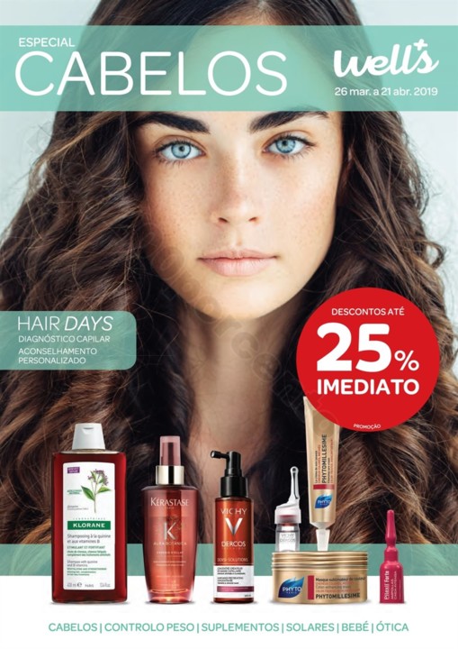 Antevisão Folheto WELLS Especial Cabelos 26 març