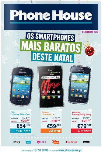 Novos Folhetos | PHONE HOUSE | , Natal - Dezembro