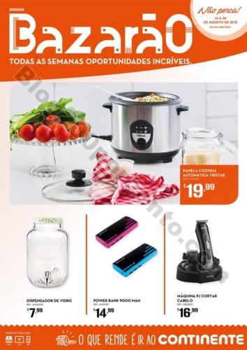 Antevisão Folheto CONTINENTE Bazarão Promoções