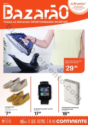 Antevisão Folheto CONTINENTE Bazarãol promoçõe