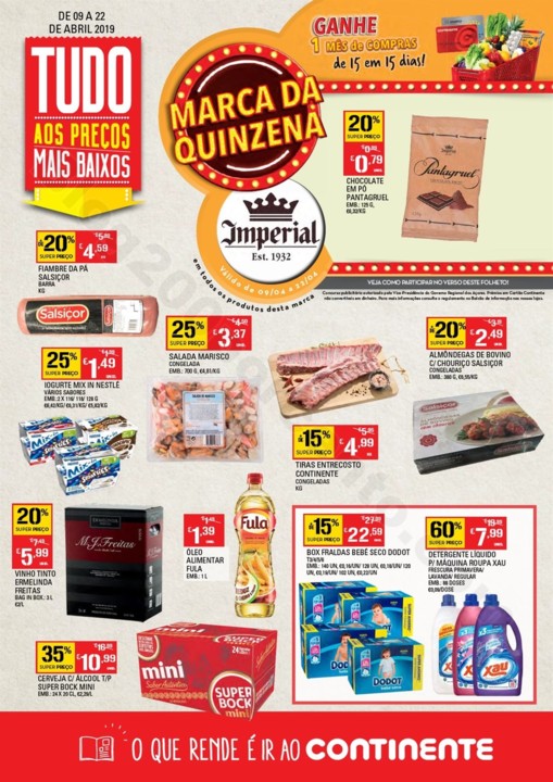 Antevisão FOlheto CONTINENTE Acores 9 a 22 abril 