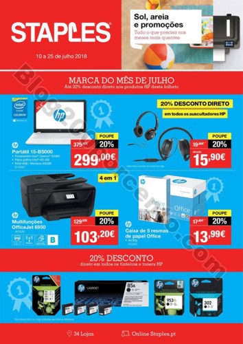 Antevisão Folheto STAPLES Promoções de 10 a 25 