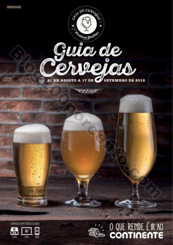 Antevisão Folheto CONTINENTE Especial cervejas de