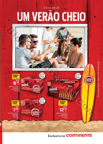 Antevisão Folheto CONTINENTE Bebidas promoções 