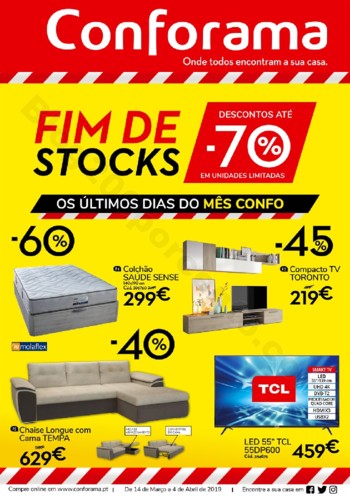 Antevisão Folheto CONFORAMA Promoções de 14 mar
