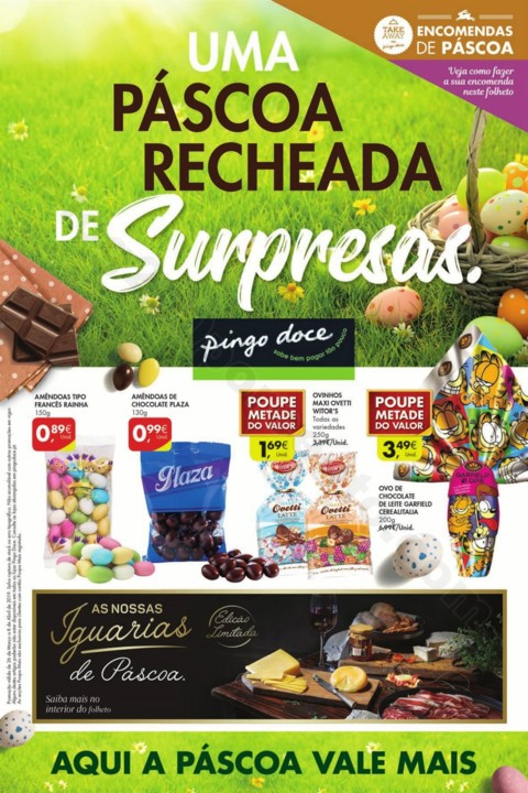 Antevisão Folheto PINGO DOCE Páscoa Promoções 