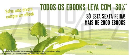 30% de desconto | LEYA | só esta sexta-feira - Ebooks