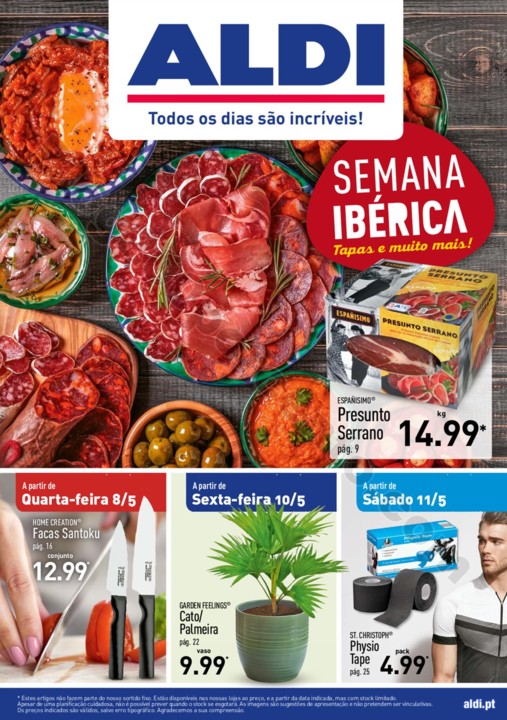 Antevisão Folheto ALDI Promoções a partir de 8 