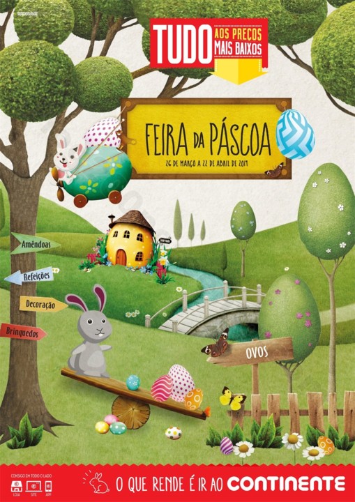 Antevisão Folheto CONTINENTE - MODELO Páscoa Pro