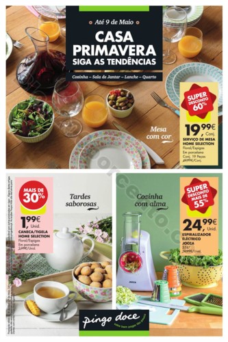 Antevisão Folheto PINGO DOCE Bazar Primavera 19 a