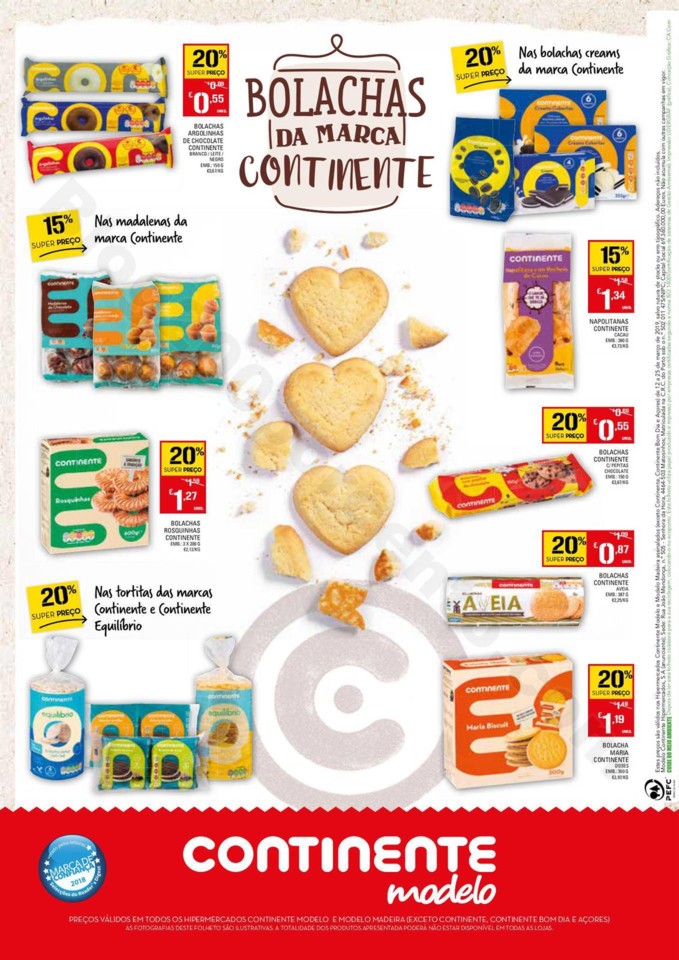 Antevisão Folheto CONTINENTE Biscoitos e Bolachas