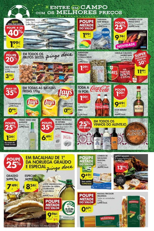 Pingo Doce promoções de 22 a 25 junho fim de sem