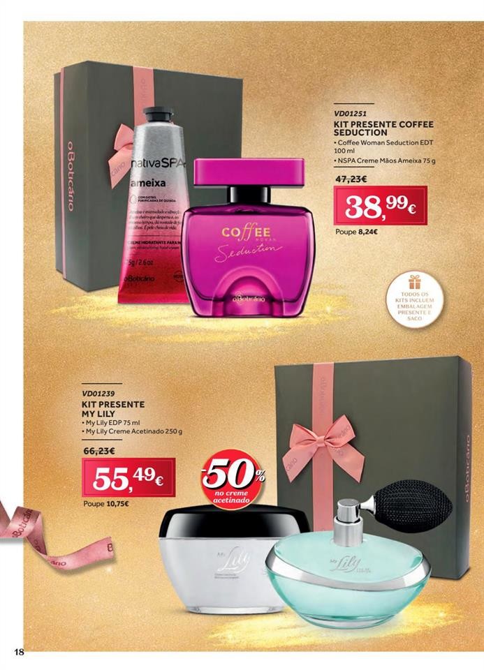 Antevisão Folheto BOTICÁRIO Natal promoções de