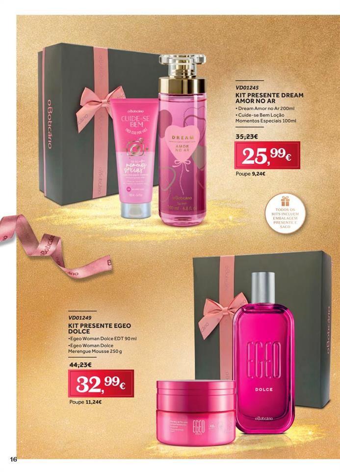 Antevisão Folheto BOTICÁRIO Natal promoções de