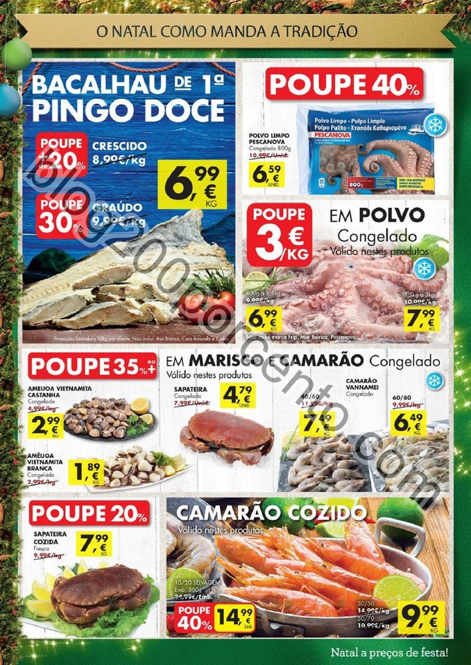 Antevisão Folheto Extra PINGO DOCE Natal promoç