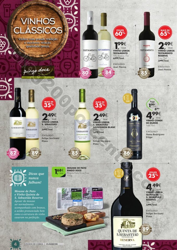 Antevisão Folheto PINGO DOCE Vinhos Promoções d