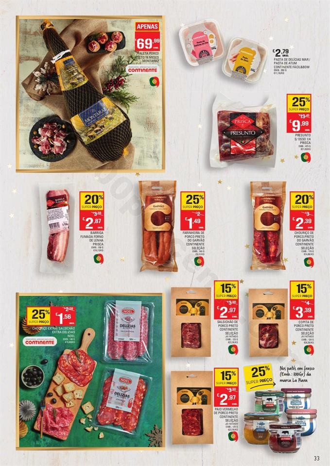 Continente Folheto Feliz Natal 19 novembro a 24 de