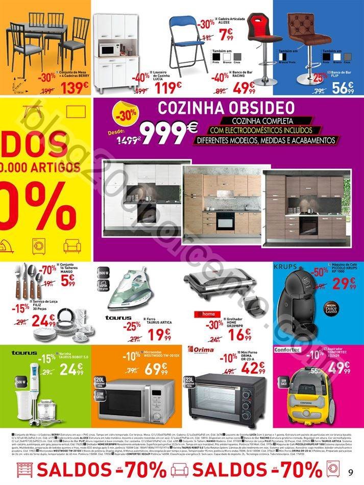 Antevisão Folheto CONFORAMA Saldos promoções de