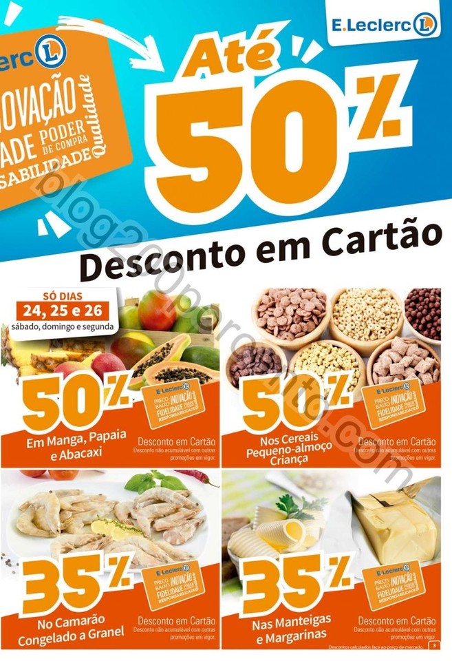 Antevisão Folheto E-LECLERC Promoções de 20 a 2