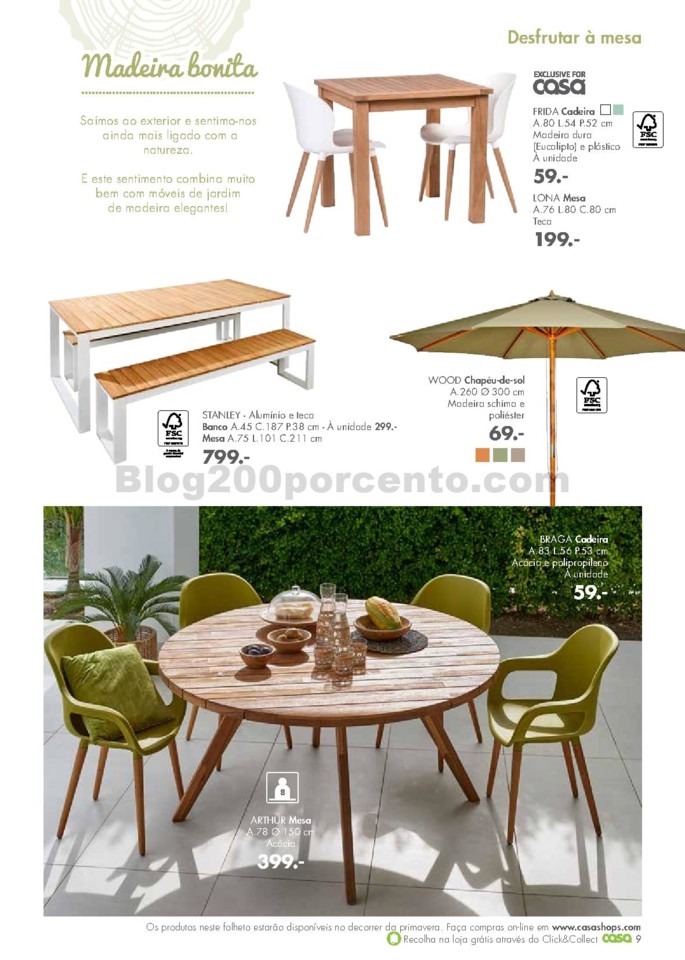 antevisão folheto CASA Jardim Promoções de 30 m