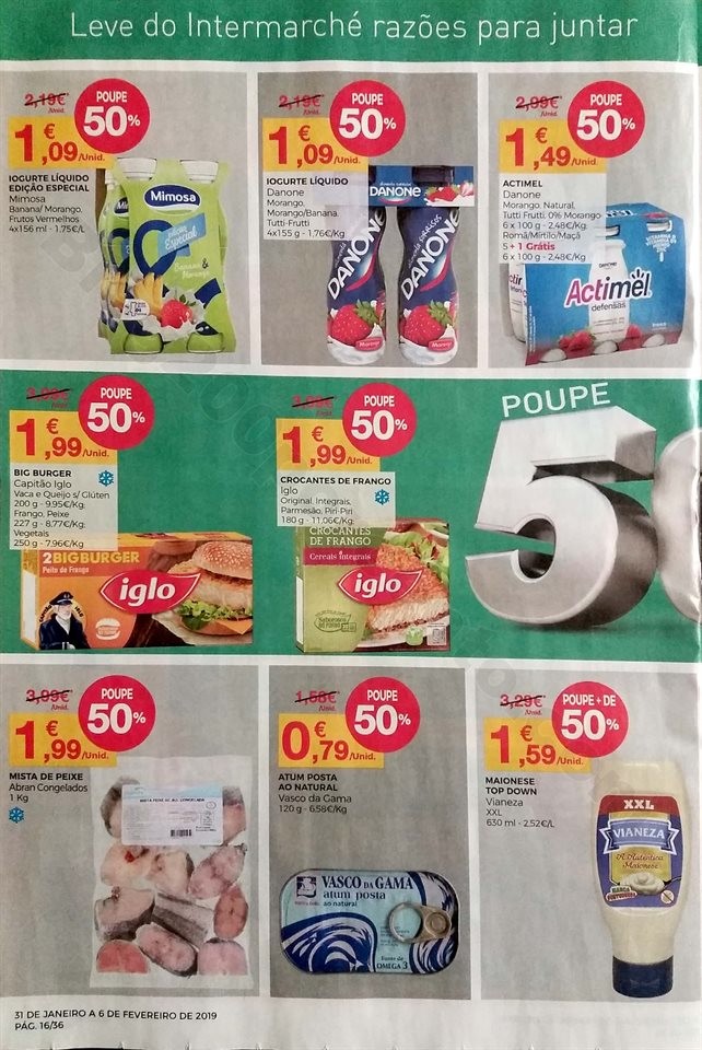 antevisao folheto Intermarche 31 janeiro a 6 fever