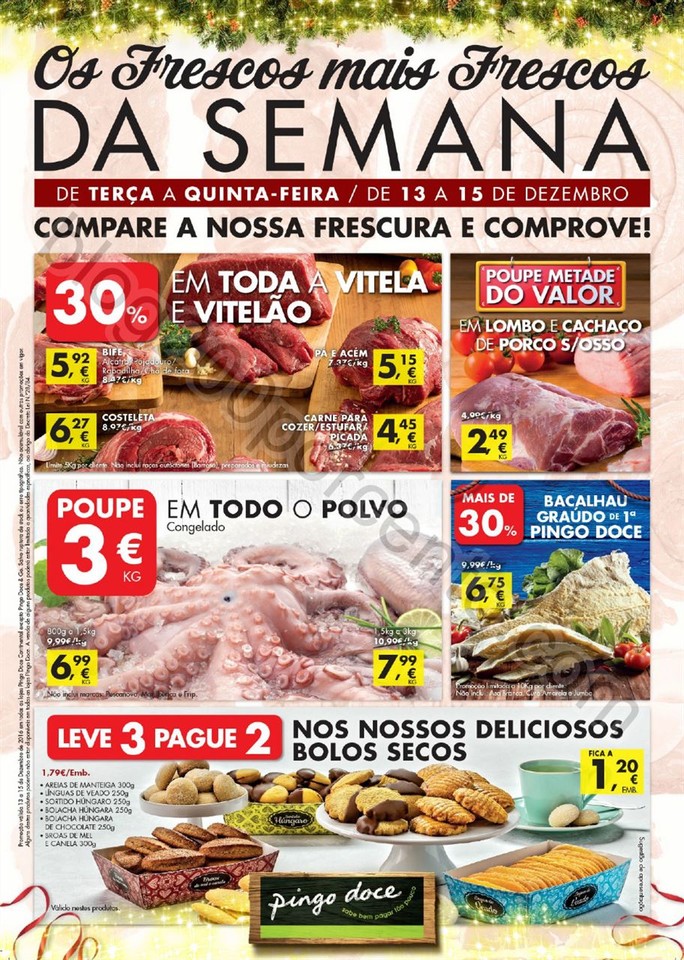 Antevisão Folheto PINGO DOCE Frescos promoções 