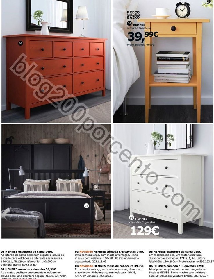 Novo Catálogo IKEA Quartos promoções até 31 ju
