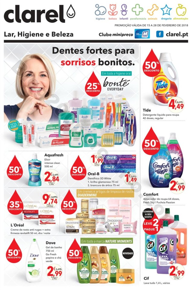 Antevisão Folheto CLAREL Promoções de 15 a 28 f
