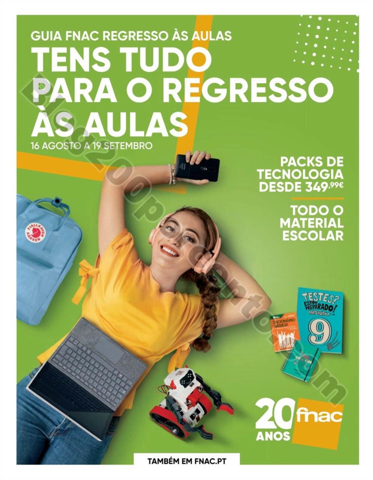 Antevisão Folheto FNAC Regresso às aulas promoç